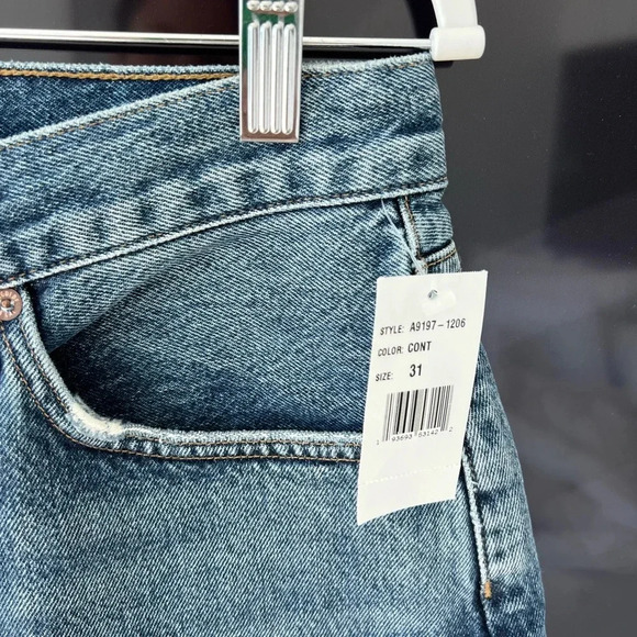 Agolde Dame Short High Rise Baggy Cuff NWT - Picture 2 of 8